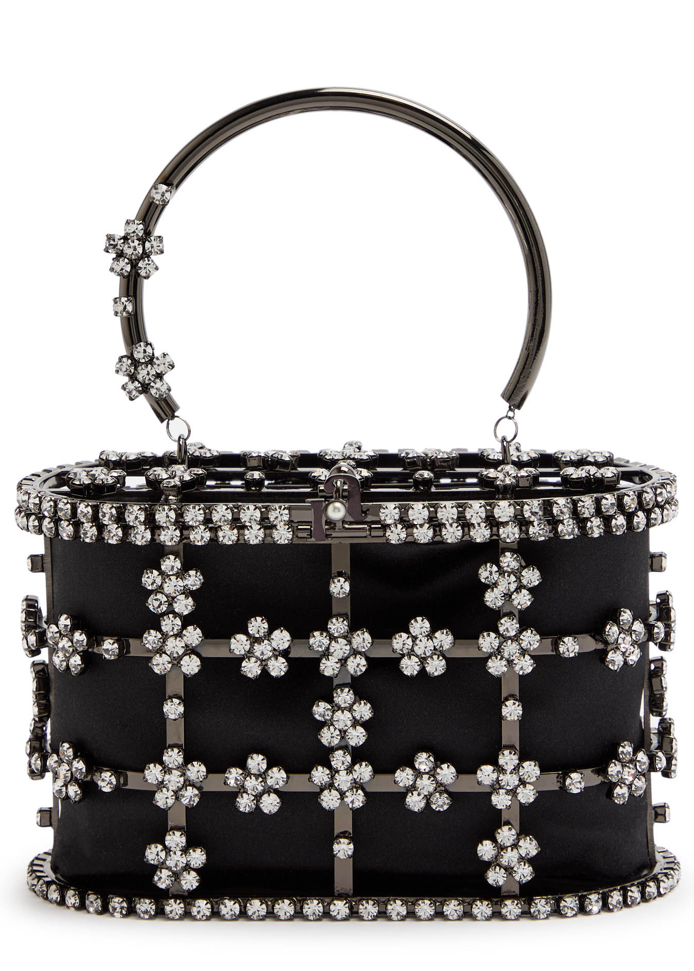 Mini Holli Anice crystal-embellished top handle bag | Harvey Nichols