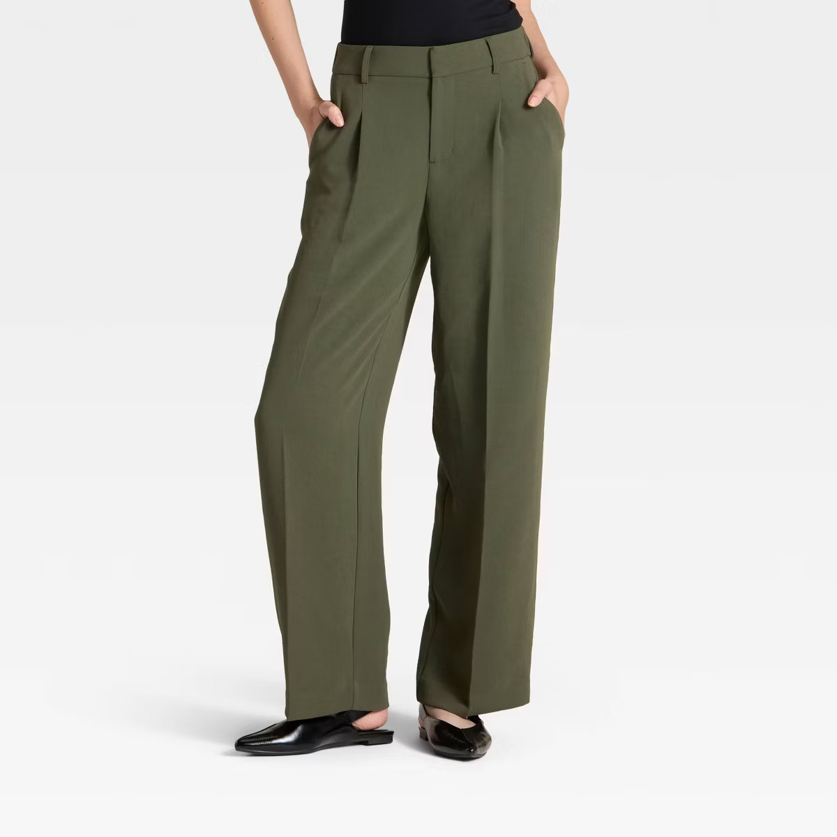 Women's Signature Crepe Essential Trouser - A New Day™ | Target