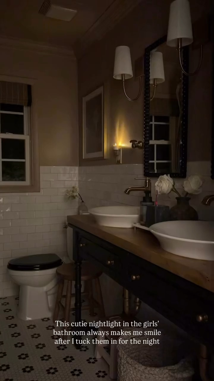 This cutie nightlight in the girls’ bathroom always makes me smile after I tuck them in for the night

#LTKHome #LTKKids