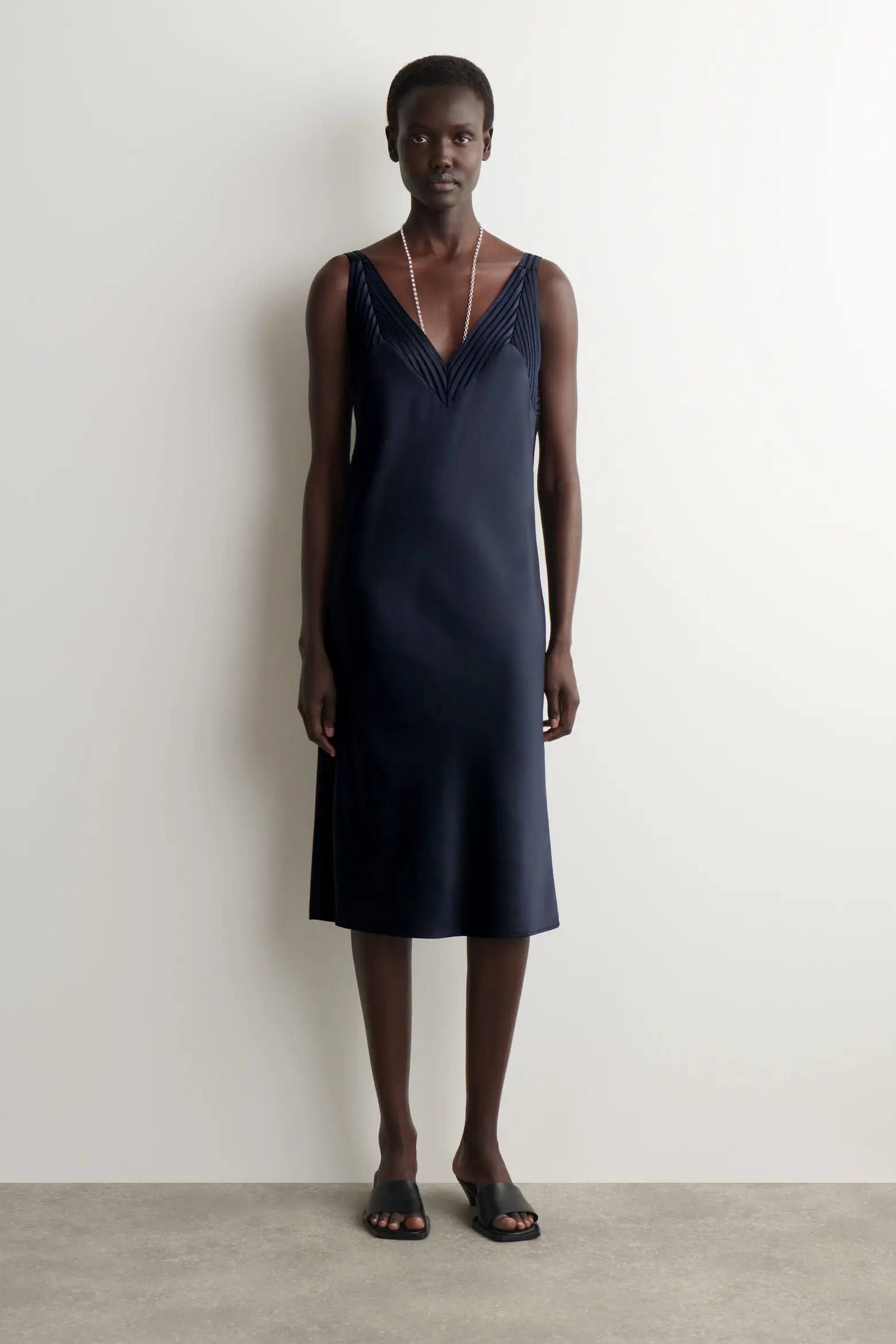 Open-stitch Satin Slip Dress (Women) | Nordstrom | Nordstrom