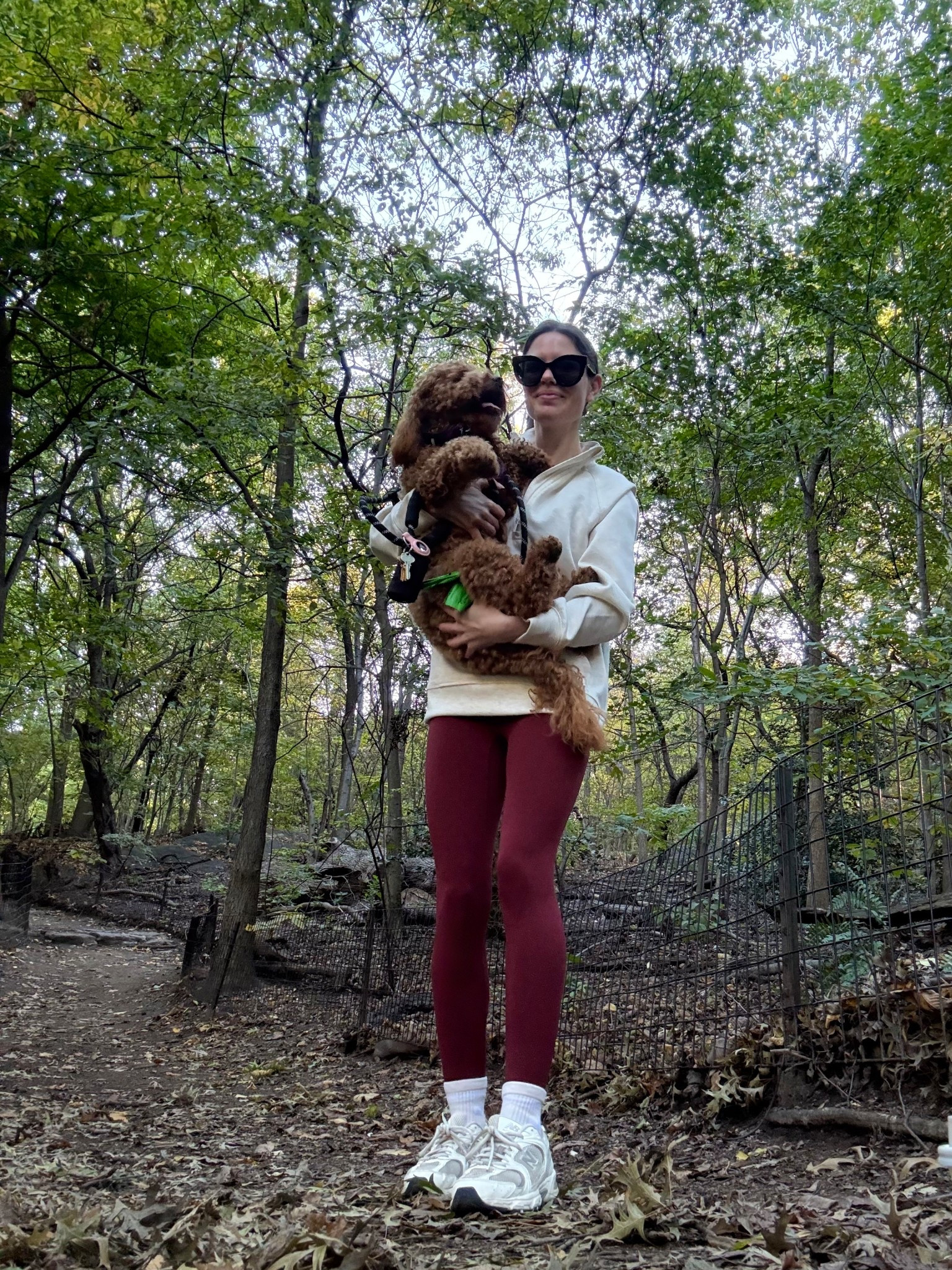 Really impressed with #target new workout gear for fall! The quality of this set is sooo good and great price point! Wearing my weighted vest underneath 😉

Sizing: 
shoes: new balance 530 (my fav walking shoes!) size 7.5
leggings: sized up to S
top: xs 
sweatshirt: xs

#LTKFindsUnder50 #LTKShoeCrush #LTKActive