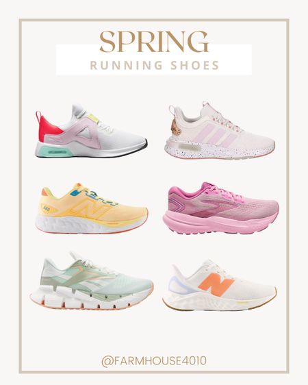 Spring running shoes! These fun colorful running sneakers are perfect for the gym or a workout outfit! 

#LTKfitness #LTKActive #LTKshoecrush