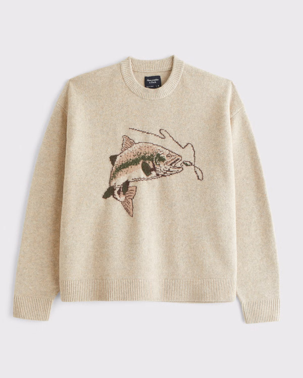 Men's A&F Essential Crew Sweater | Men's Tops | Abercrombie.com | Abercrombie & Fitch (US)