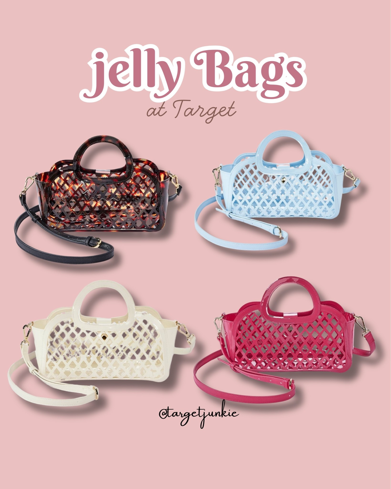 40% off these adorable jelly bags! Perfect for summer! 

Target finds, Target deals,

#LTKSaleAlert