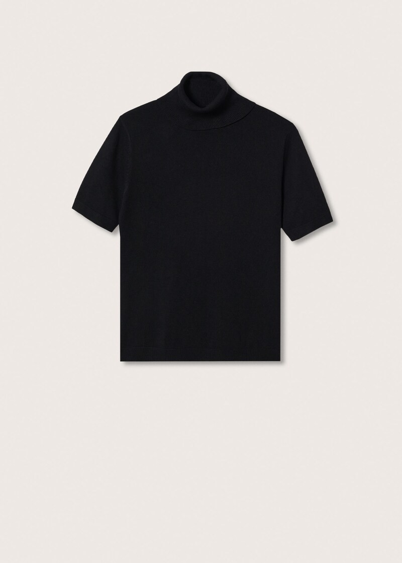 Turtleneck knitted sweater | MANGO (US)