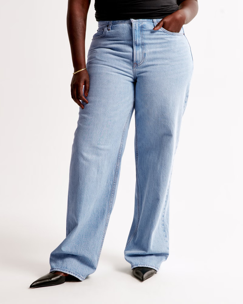 High Rise Loose Jean | Abercrombie & Fitch (US)