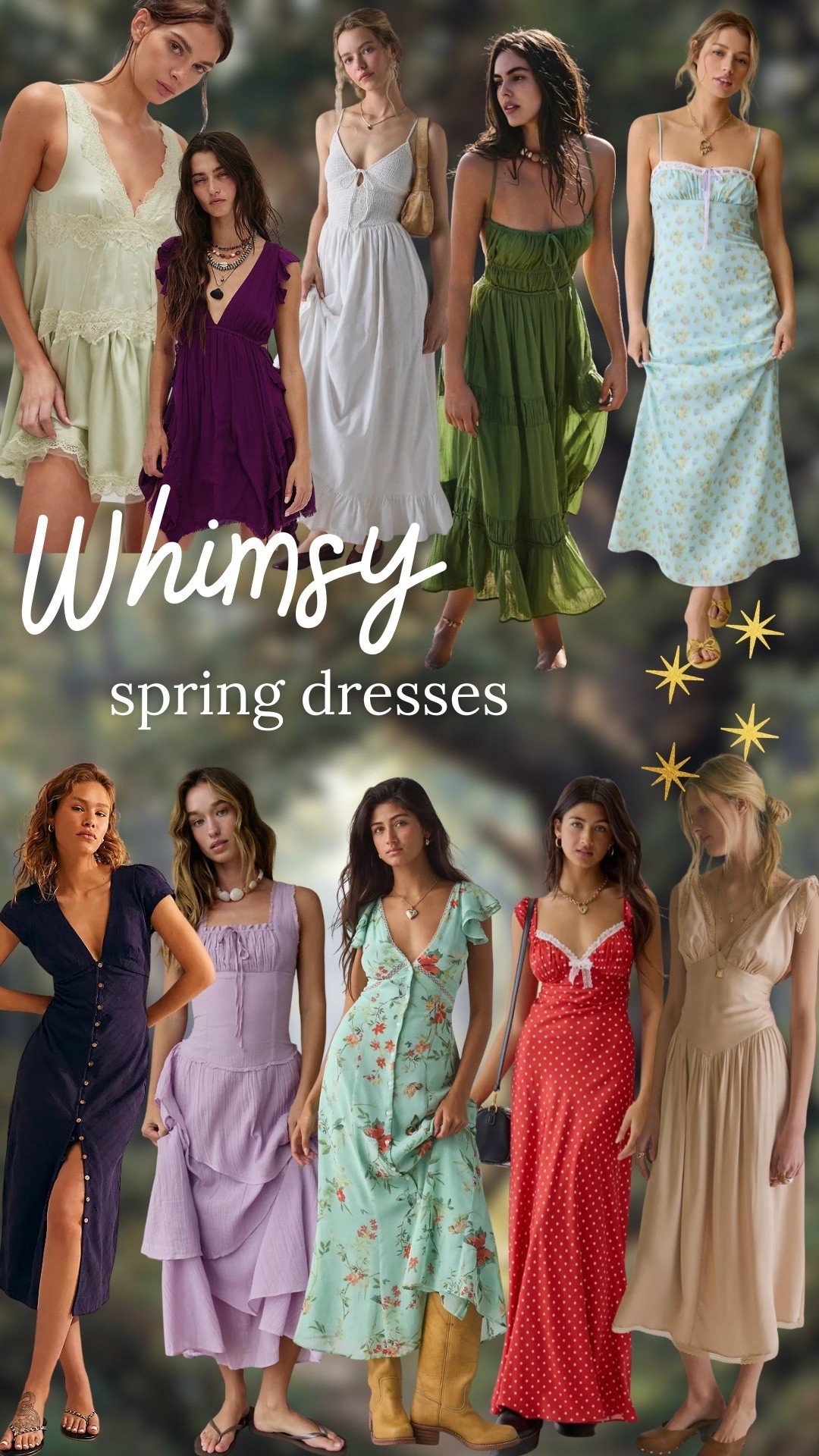 Whimsy spring dresses 

#LTKSeasonal
