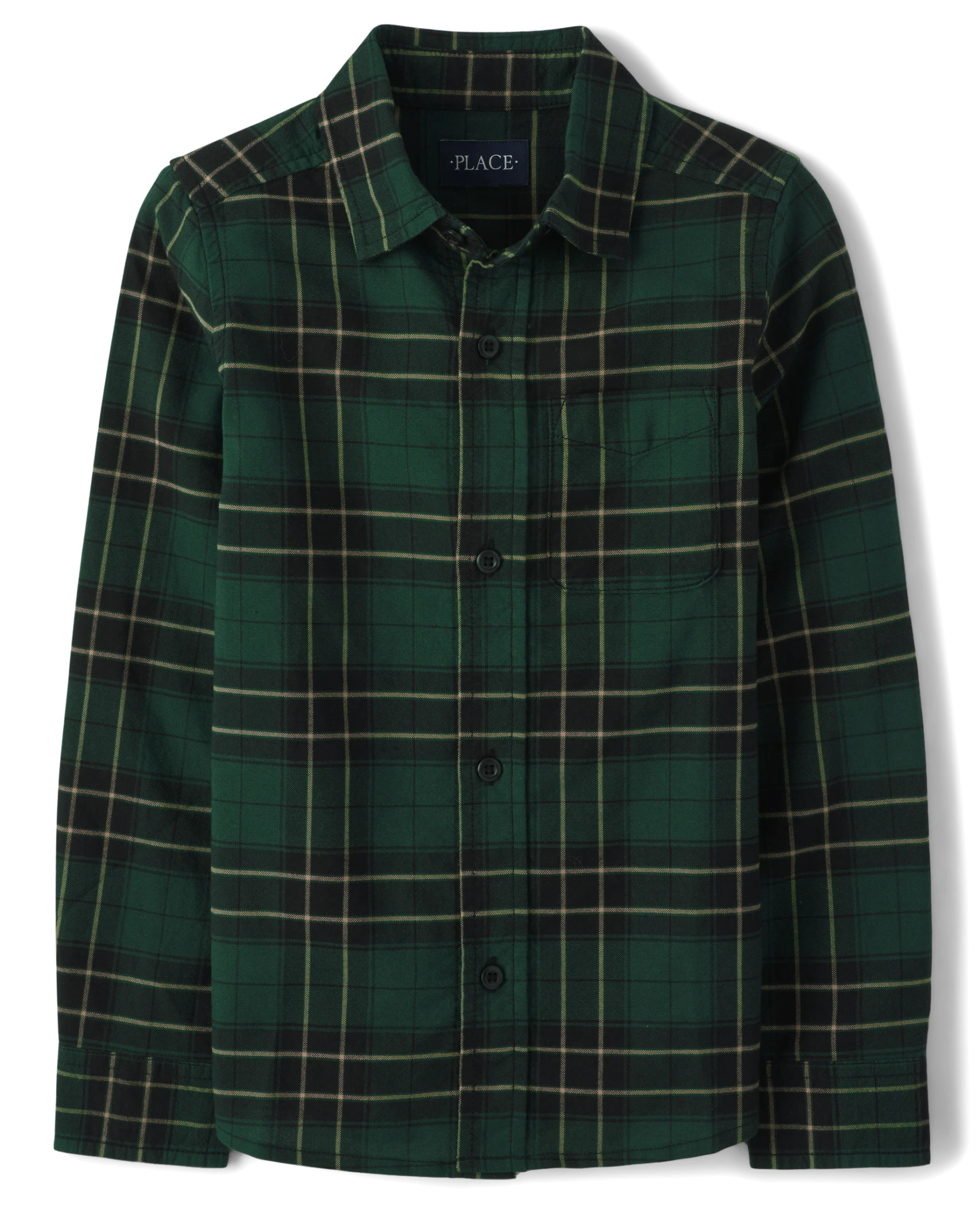 Boys Matching Family Plaid Button Up Shirt - spruceshad | The Children's Place