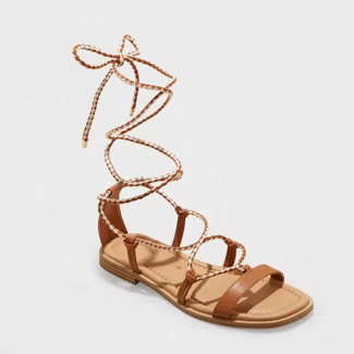 Women's Aurelie Lace-Up Sandals - Universal Thread™ | Target