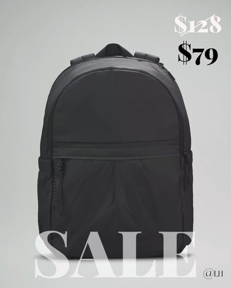 LULU LEMON BLACK BACKPACK ON SALE NOW FOR $79!!! a great gift idea too!!! This backpack is a best seller and perfect for travel ✈️✈️

#LTKsalealert #LTKtravel #LTKunder100
