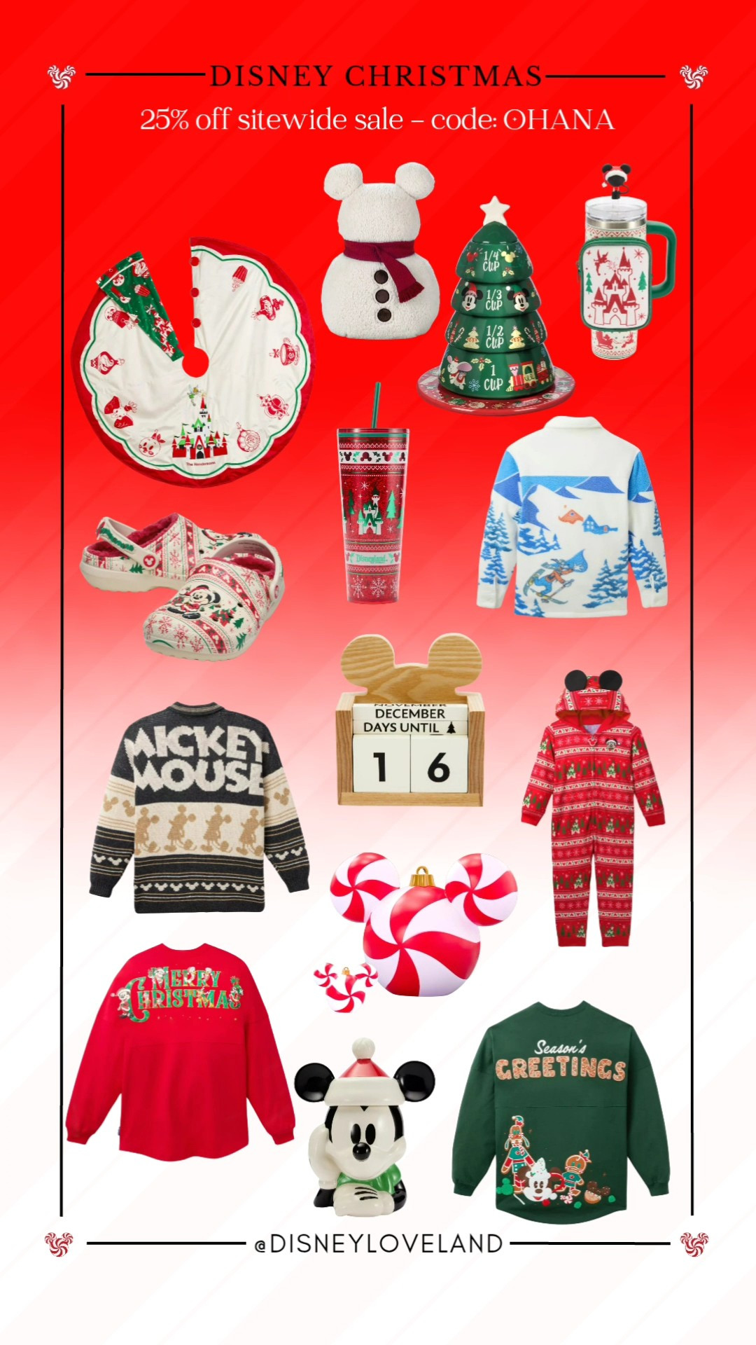 Shop my Disney Christmas finds all 25% off + FREE shipping on $85 & over orders (code: OHANA) - I do a Disney theme for Christmas and thinking which of these I need 😍 I love them all.. unfortunately my bank account won't 🤣 Remember get a price drop notification if you heart a post/save a product 😉 

✨️ P.S. if you follow, like, share, save, or shop my post (either here or @amandaroblessed).. thank you sooo much, I appreciate you! As always thanks sooo much for being here & shopping with me 🥹

| Disney store, DisneyStyle, Disney Home, Christmas Mickey Mouse, Mickey Mouse Christmas animatronic, Lowes, lowes christmas decorations, lowes christmas, Christmas, Christmas 2025, Christmas decor, fall, fall decor, fall outfits, fall style, fall decor 2025, fall dresses, fall date, fall 2025, fall amazon, amazon fall, amazon fall fashion, fall boots, fall wedding, fall bags, fall clothes, fall capsule, fall coats, early fall, christmas front porch, fall fashion 2025, fall home, fall home decor, fall garland, fall wedding guest, fall wedding guest dress, fall inspo, fall kitchen decor, fall looks, fall living room, fall porch, fall sweaters, thanksgiving, thanksgiving outfit, checkered rugs, Christmas decor, thanksgiving hosting, disneyloveland, stripes uk, stripe deutschland, stripe australia, disney halloween outfits, halloween front porch, target halloween, walmart halloween, wedding guest dress, autumn fashion, autumn fashion trends, fall aesthetic, wedding guest | 

#LTKCyberWeek #LTKGiftGuide #LTKHoliday #LTKdayinmylife #LTKgrwm #LTKootd #LTKfitnessgoals #LTKmorningroutine #LTKstorytime #LTKfoodie #LTKSeasonal #LTKOver40 #LTKMidsize #LTKTall #LTKTravel #LTKBaby #LTKmomlife #LTKselfcare #LTKvlog #LTKActive #LTKU #LTKHome #LTKSaleAlert #LTKPetite #LTKPlusSize #LTKParties #LTKFindsUnder50 #LTKFindsUnder100 #LTKStyleTip #LTKBeauty #LTKWorkwear #LTKSwim #LTKPets #LTKShoeCrush #LTKBump #LTKFamily #LTKMens #LTKItBag #LTKKids #LTKWedding
