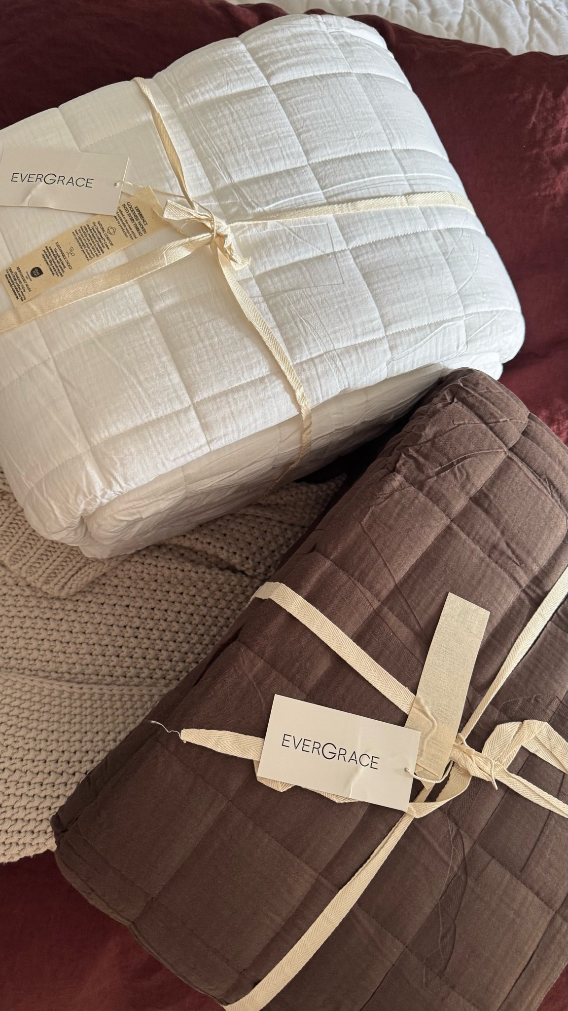 Sustainably sourced 100% cotton gauze quilts! Perfect for layering🤍

#LTKHome