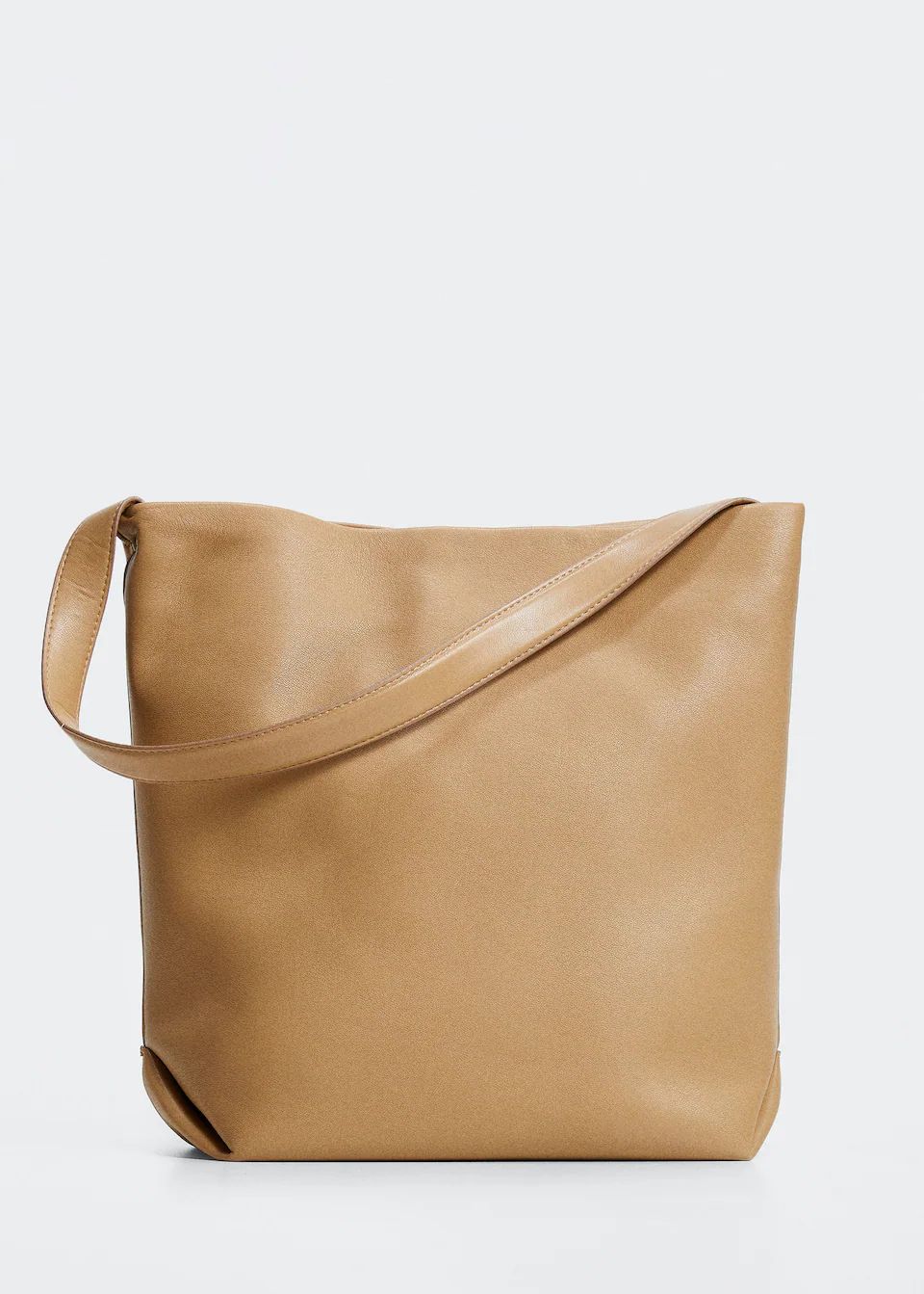 Short handle shopper bag -  Women | Mango USA | MANGO (US)