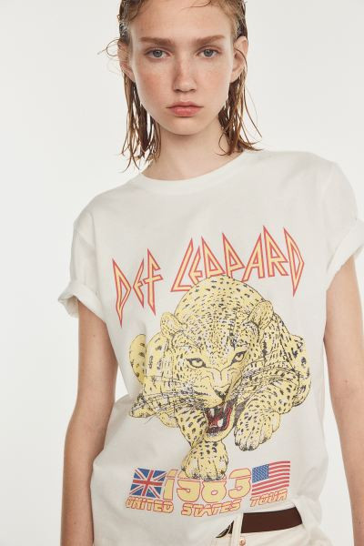T-shirt with Motif | H&M (US + CA)