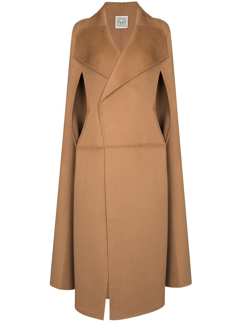 cape-style oversized wool-cashmere coat | Farfetch (US)