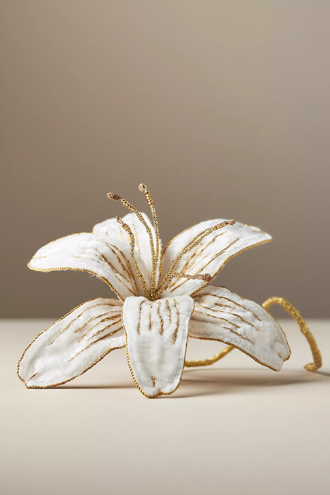 The Met x Anthropologie Floral Pick Ornament | Anthropologie (US)