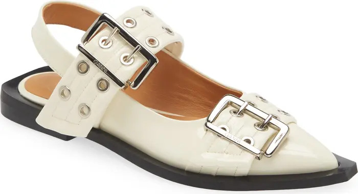 Slingback Pointed Toe Flat (Women) | Nordstrom