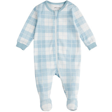 petit lem Baby Sleeper Knit Light Blue | Well.ca