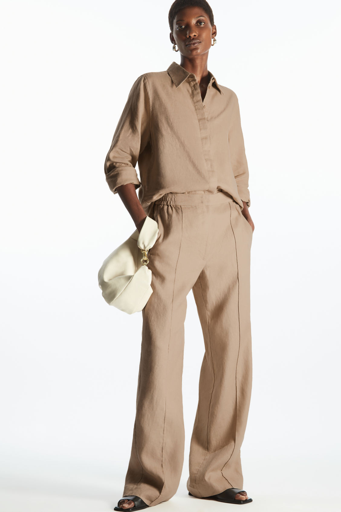 STRAIGHT-LEG LINEN TROUSERS | COS UK