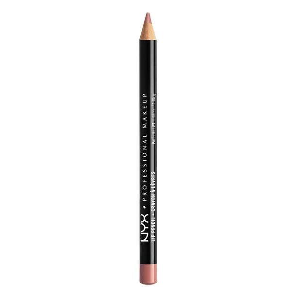 NYX Professional Makeup Slim Lip Pencil, Long-Lasting Creamy Lip Liner, Nude Pink - Walmart.com | Walmart (US)