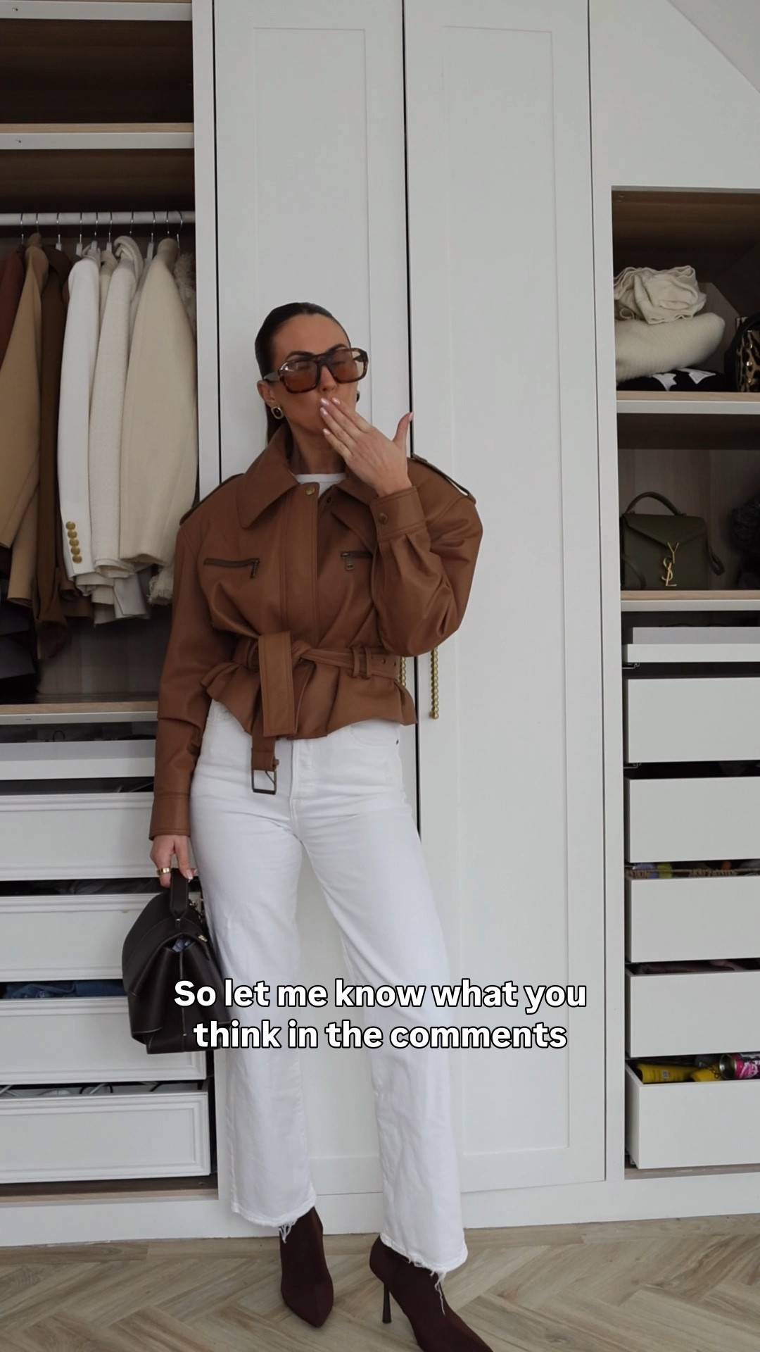 How how I’m starting white jeans in February
Winter style winter fashion spring outfits, leather jacket, crop leather jacket, tan leather jacket, white jeans, Levi’s rib cage jeans

#LTKuk
