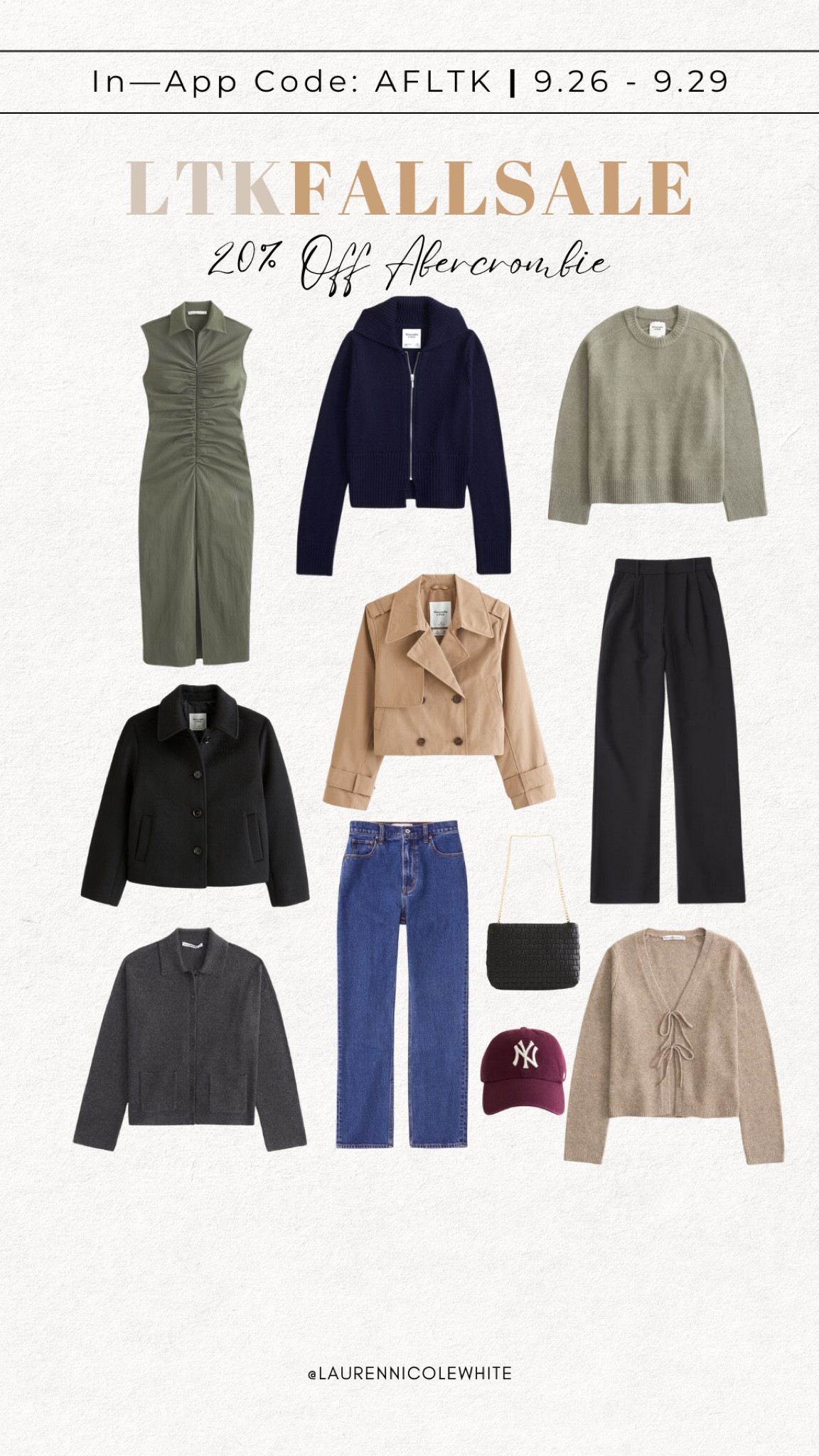 20% off with code AFLTK

Perfect additions for your fall wardrobe from Abercrombie! 

#LTKSeasonal #LTKSaleAlert #LTKFallSale