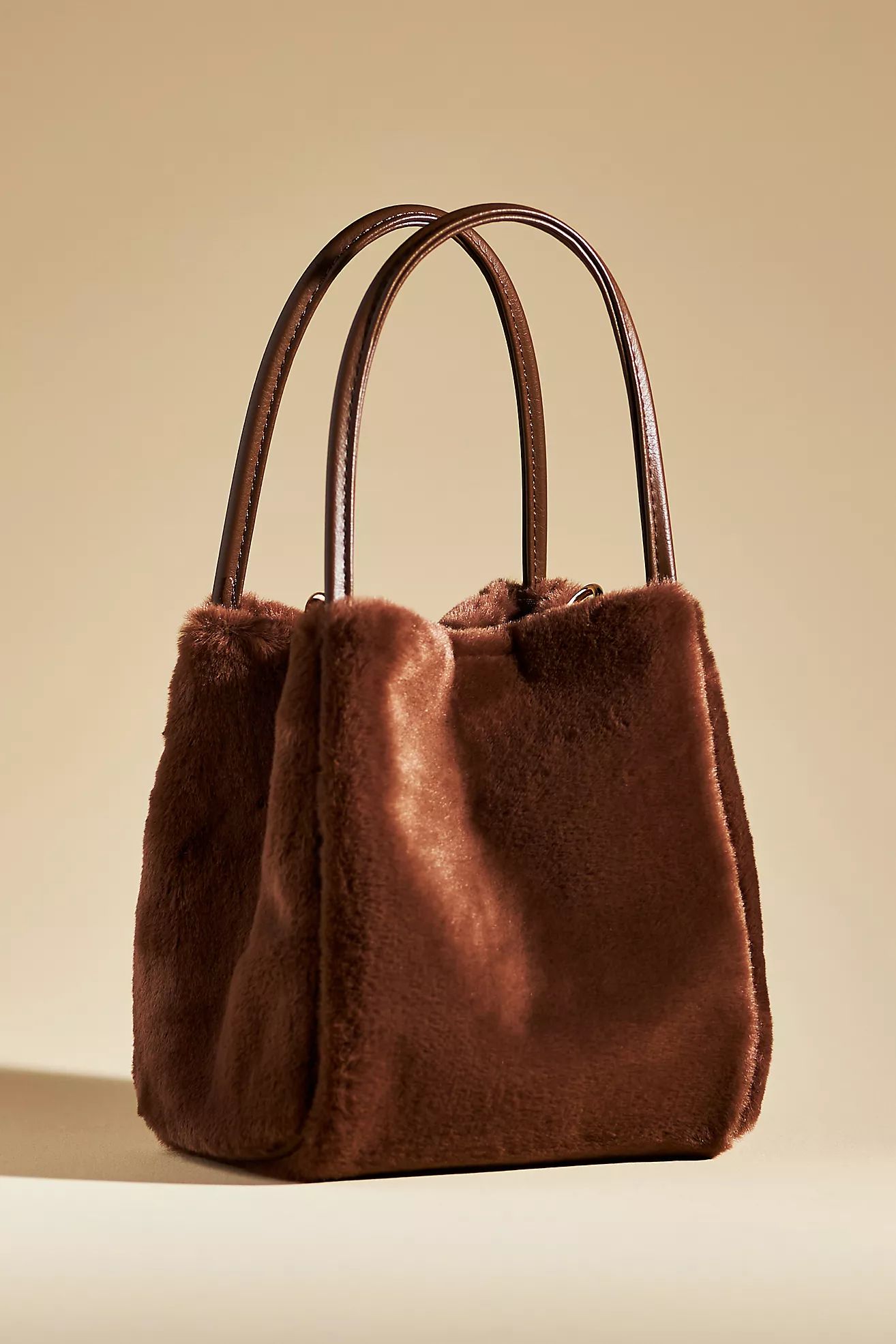 The Faux Fur Mini Hollace Tote | Anthropologie (US)
