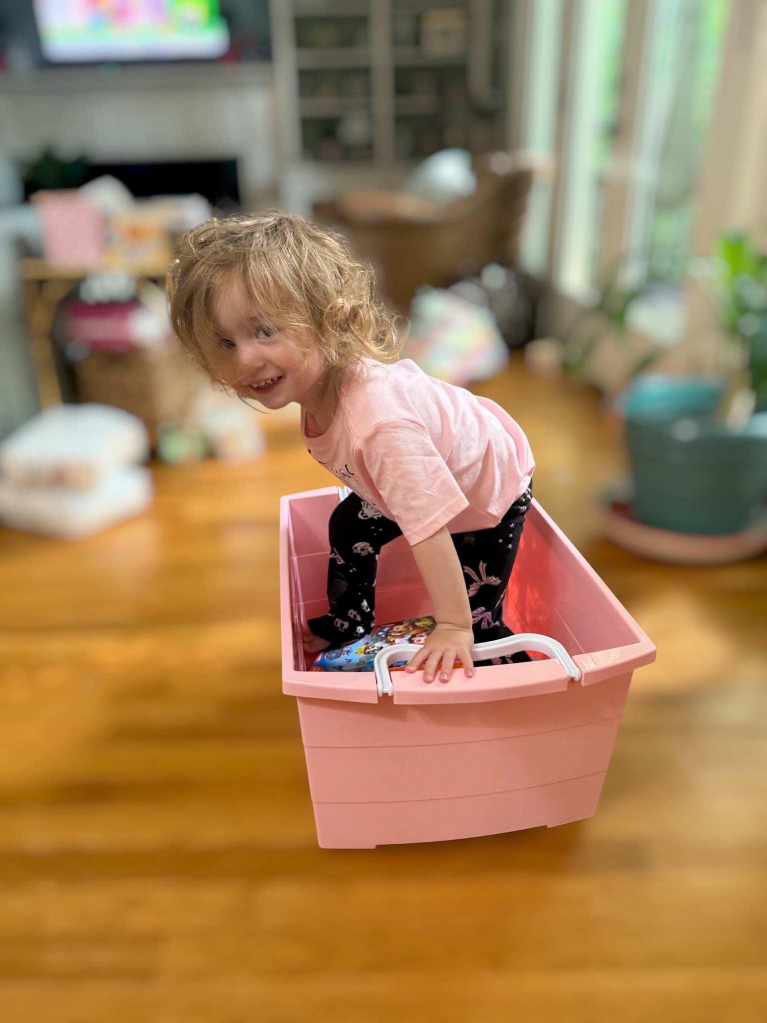 Pink Rolling Toy Storage Bins 💕🧸

These pink rolling storage bins are as cute as they are practical! 💕 The soft blush color instantly brightens a playroom, nursery, or bedroom, while the built-in wheels make it easy for little hands to roll toys, books, stuffed animals, and craft supplies wherever they’re needed. They also stack neatly to maximize storage without sacrificing style. Functional organization has never looked this adorable!

Toy storage ideas, playroom organization, nursery storage, pink storage bins, rolling storage baskets, kids room decor, Walmart home finds, affordable organization, stackable storage, toy organization, kids bedroom essentials, home organization hacks, playroom decor, budget-friendly home finds, family organization. 🩷✨

#LTKHome #LTKKids #LTKmomlife