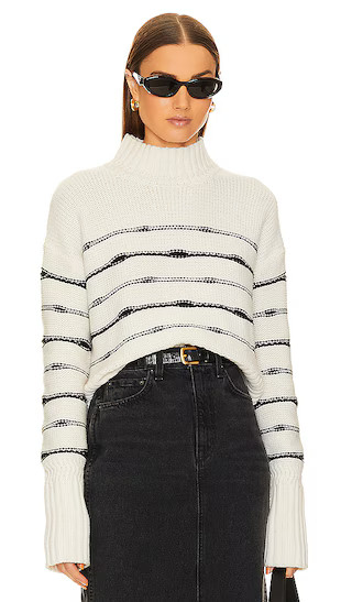 Viori Sweater in White & Black | Revolve Clothing (Global)