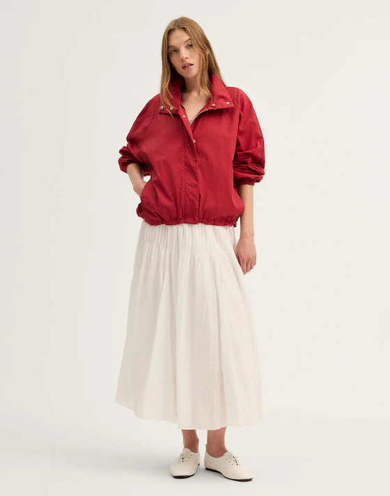Funnel-Neck Windbreaker Jacket | Madewell