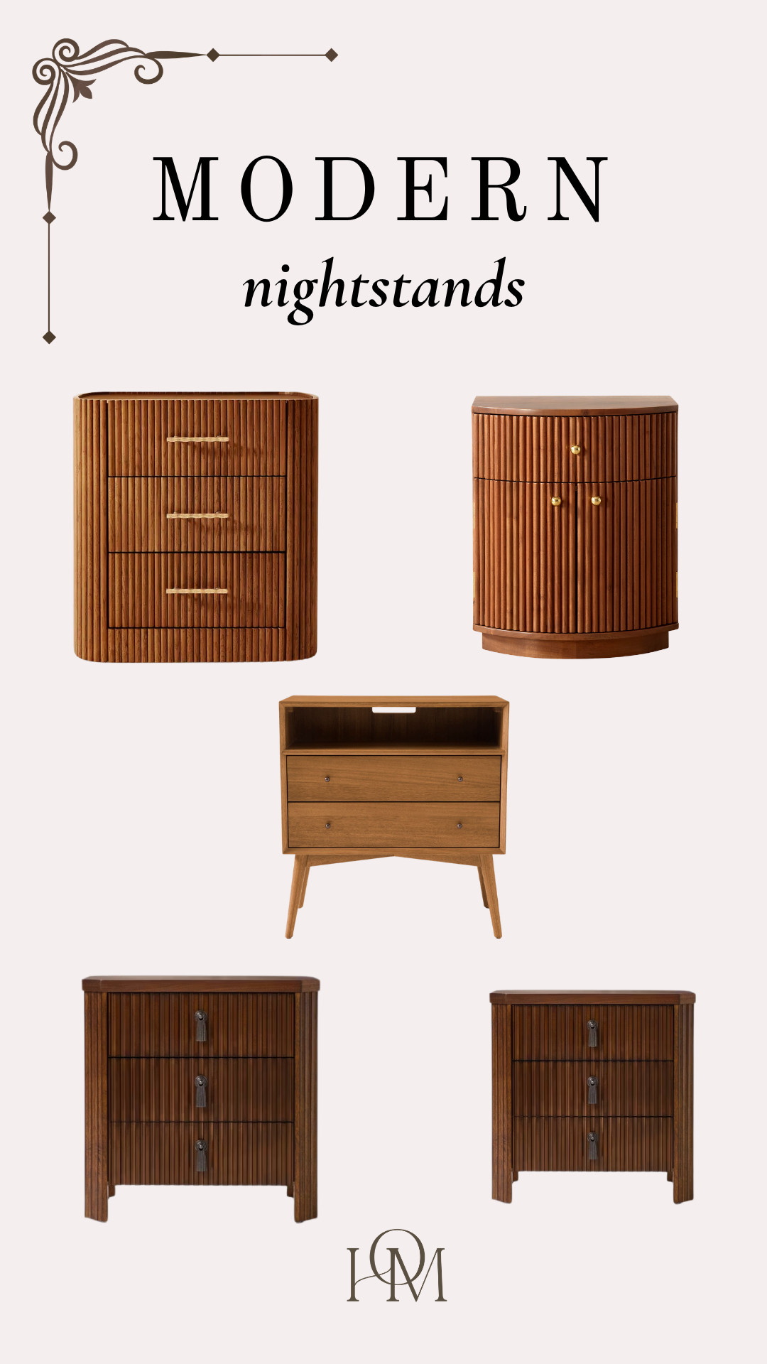 Modern wood nightstands!! 

 #LTKHome #LTKSaleAlert