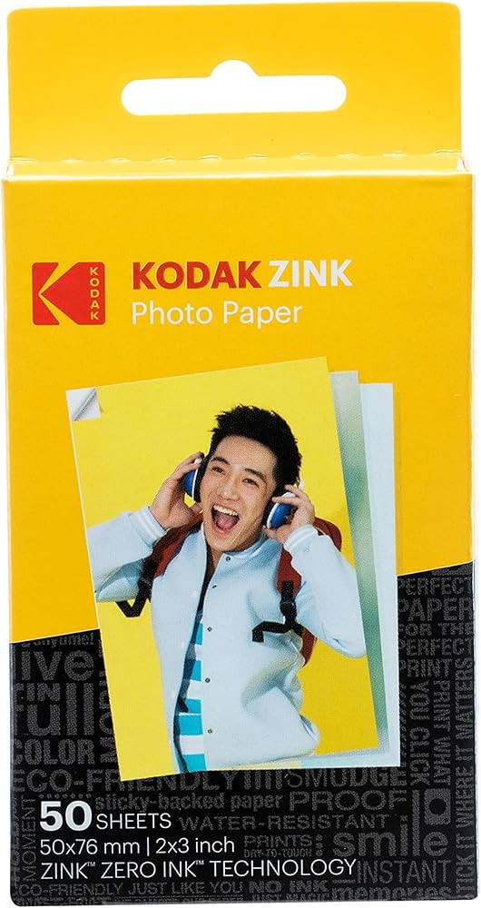 KODAK ROD-Z2X350 2''x3''Premium Zink Photo Paper 50 Sheets Compatible PRINTOMATIC | Amazon (US)