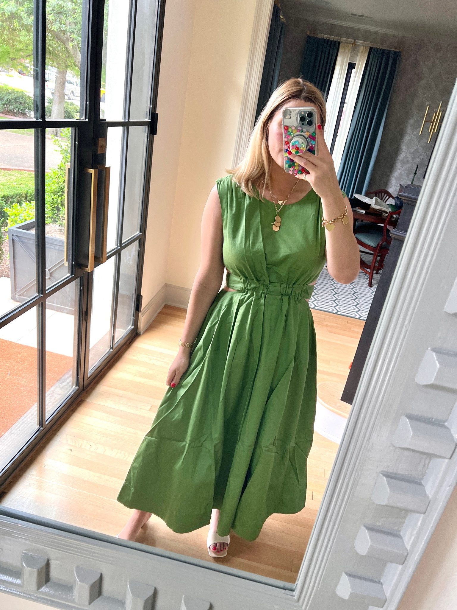 knee length dresses for ladies Zorina Tie Midi Dress – Aje AU main image 1