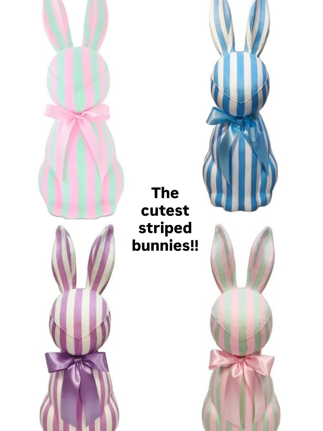 Striped Easter bunny decor 

#LTKHome