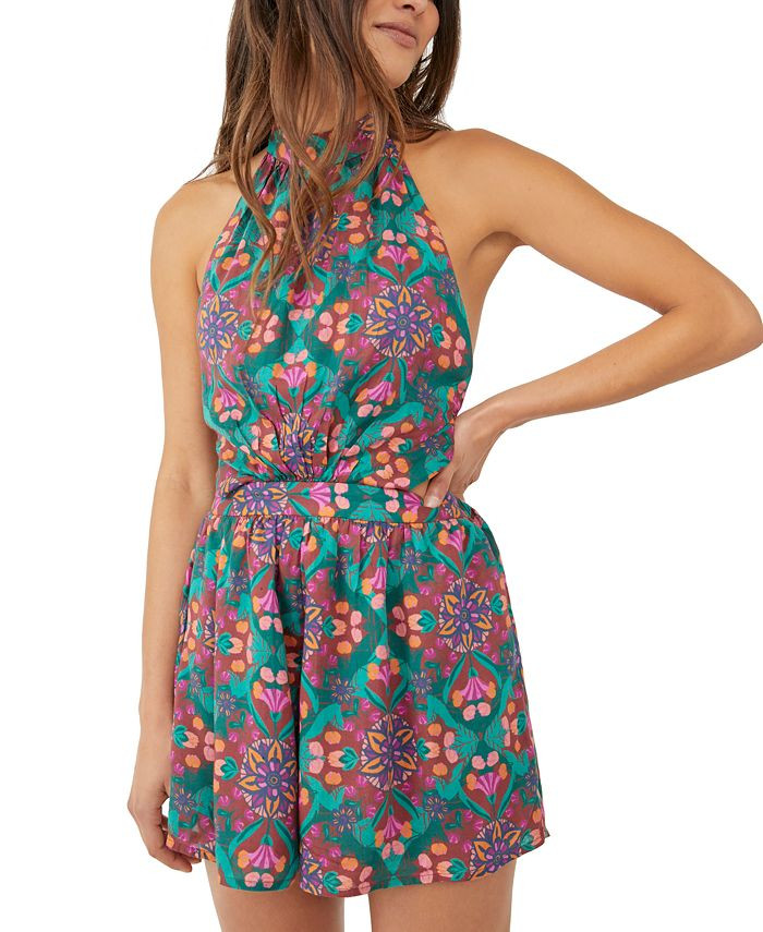 Free People Women's Coral Tides Romper & Reviews - Pants & Capris - Women - Macy's | Macys (US)
