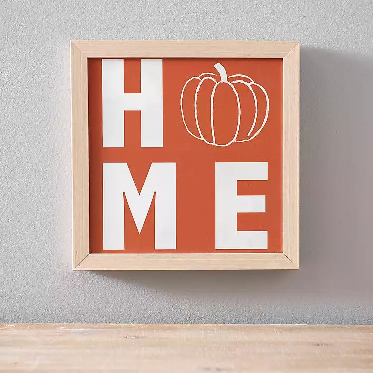 Pumpkin Home Word Block | Kirkland's Home