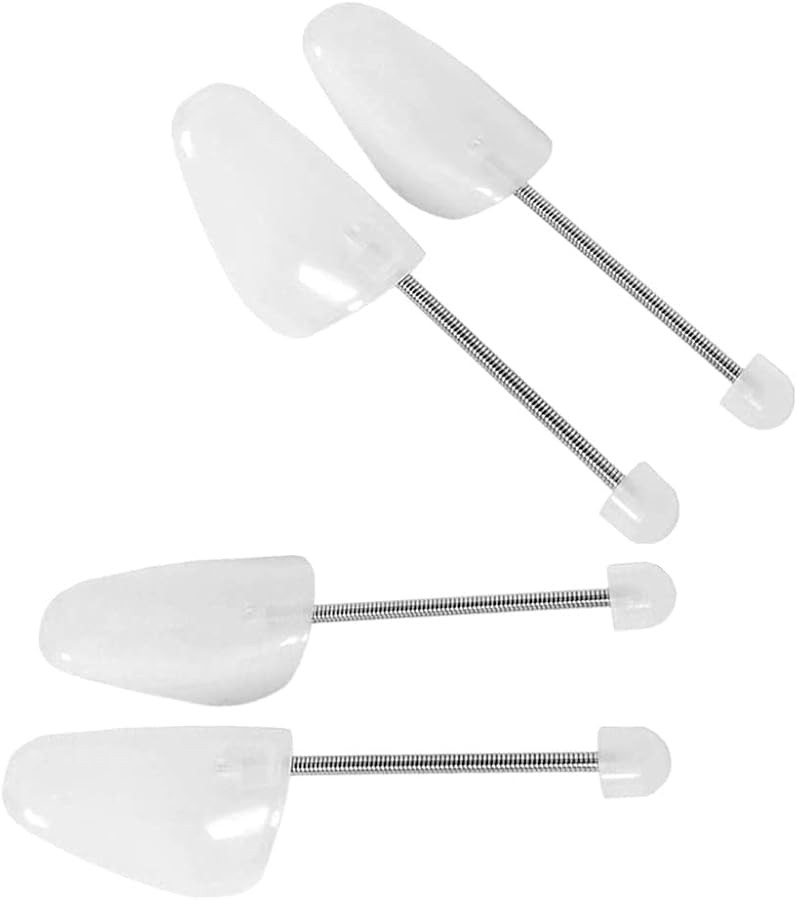 White Mens and Womens Traditional Plastic Flexible Shoe Tree Shaper Stretcher - Shoe Shapers UK 6... | Amazon (UK)