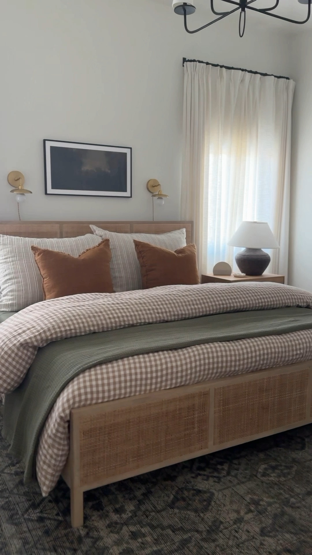 The coziest bedroom for November 🥰

Tips for a cozy, layered bed:

+ start with a good, quality sheet set. We love linen or bamboo for temp regulating. 
+ a fluffy duvet is a life changer! I linked my favorite duvet insert (we have it on 4 beds).
+ layer lots of pillows! We use 2 king euros, 2x 24x34” pillows and a long lumbar. 
+ layer a quilt, throw, or blanket at the end of the bed for extra texture and color (I usually opt for green 😅) 

Follow @frengpartyof6 for more neutral home finds!

#bedroom #bedroominspo #olivebedding #neutralbedroom #bedroomdecor #bedding #makethebed #cozyhome #seasonaldecor #ltkhome 

#LTKHome #LTKSeasonal #LTKStyleTip