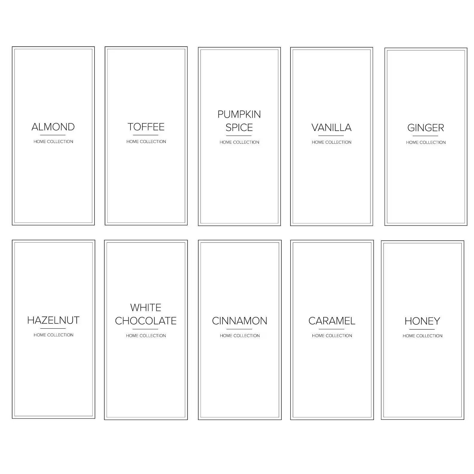 White Flavoured Syrup Labels Waterproof Minimal Oil Resistant Hot Chocolate Station Coffee Bar La... | Etsy (UK)