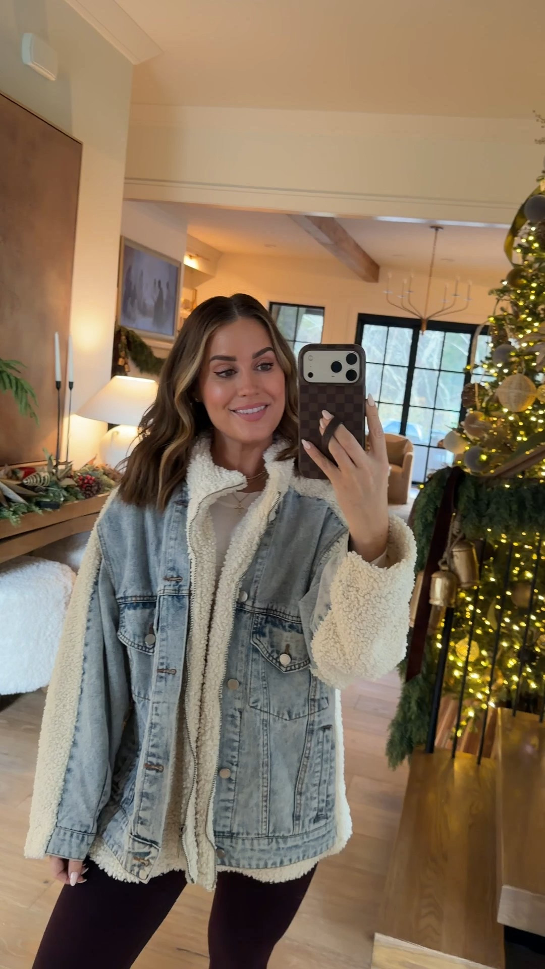 Sherpa + denim jacket I’ve been wearing on repeat! Under $100 and in a small 

#LTKFindsUnder100