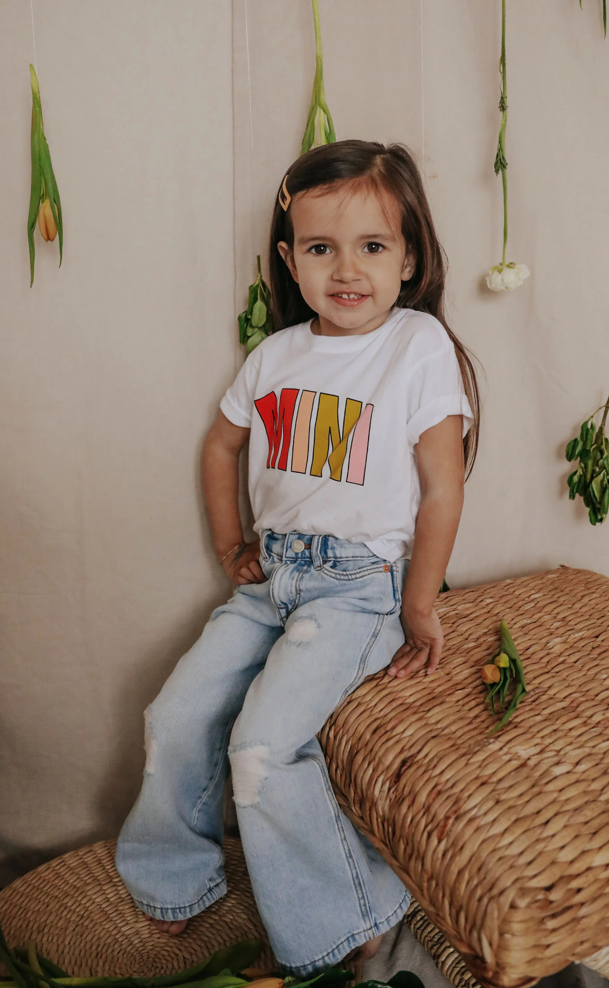 friday + saturday: mini toddler tee - rainbow | RIFFRAFF