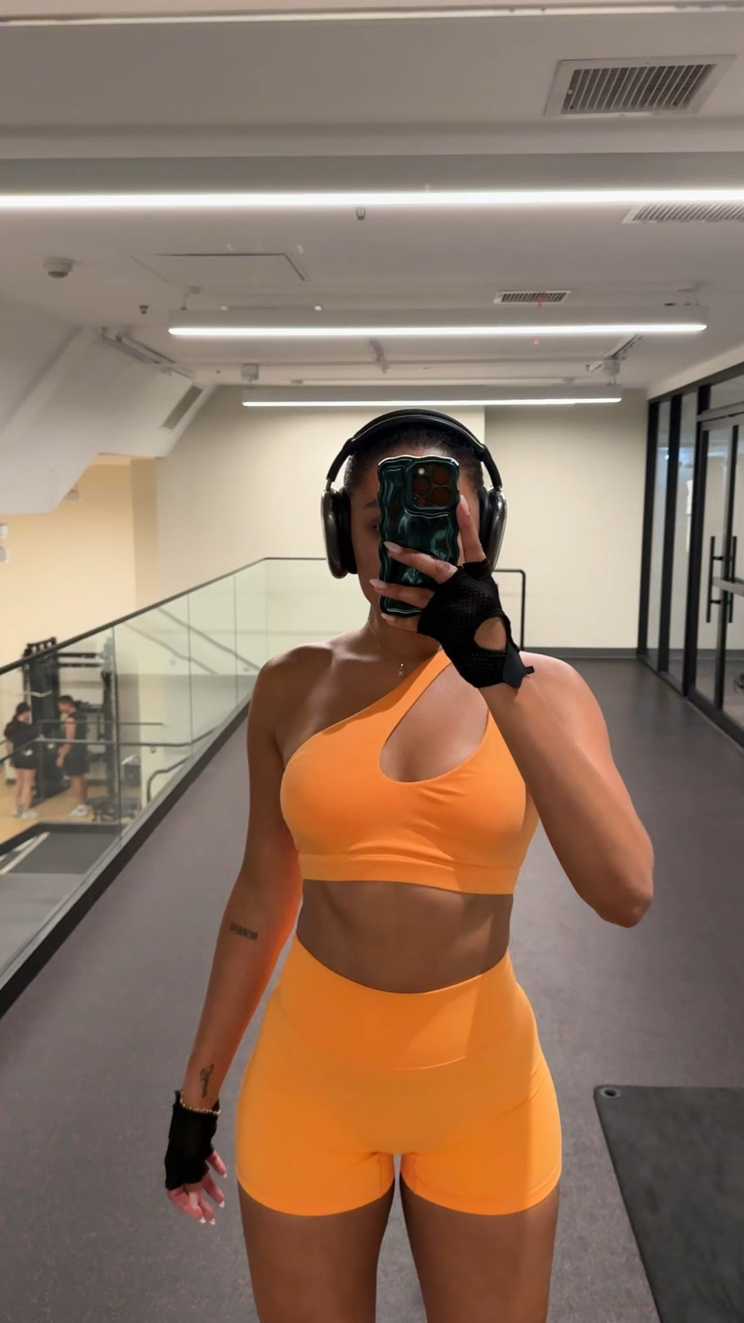 wearing a medium in the top and shorts 🧡 

Workout sets. Activewear. Active sets. Gym set. Pilates. Yoga. 

#LTKActive #LTKFindsUnder100 #LTKStyleTip