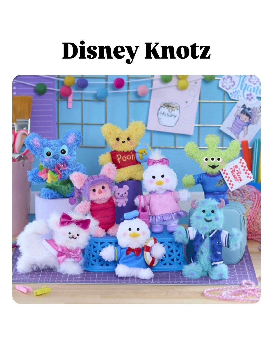 Disney Knotz are just too cute!! They come with a long faux fur stem, chalk, and accessories to make them. My kids love these. We’re hoping to get Donald Duck, Pooh Bear, and Marie!

#LTKKids #LTKdayinmylife #LTKmomlife