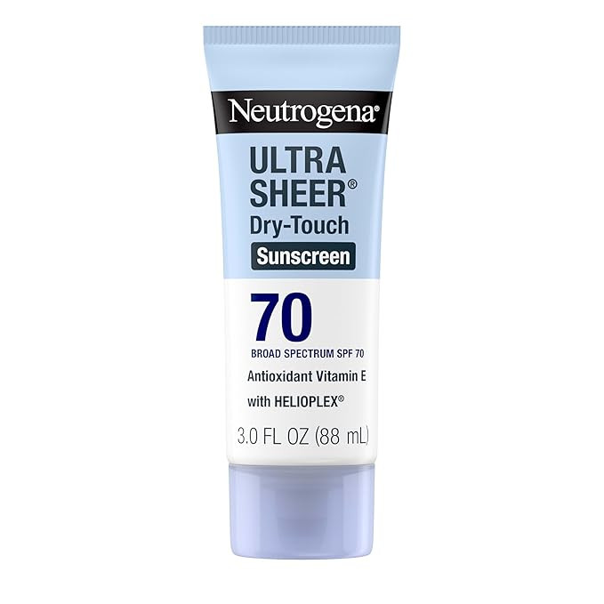 Neutrogena Ultra Sheer Dry-Touch Sunscreen Lotion SPF 70, Broad Spectrum, Water Resistant 80 Min,... | Amazon (US)