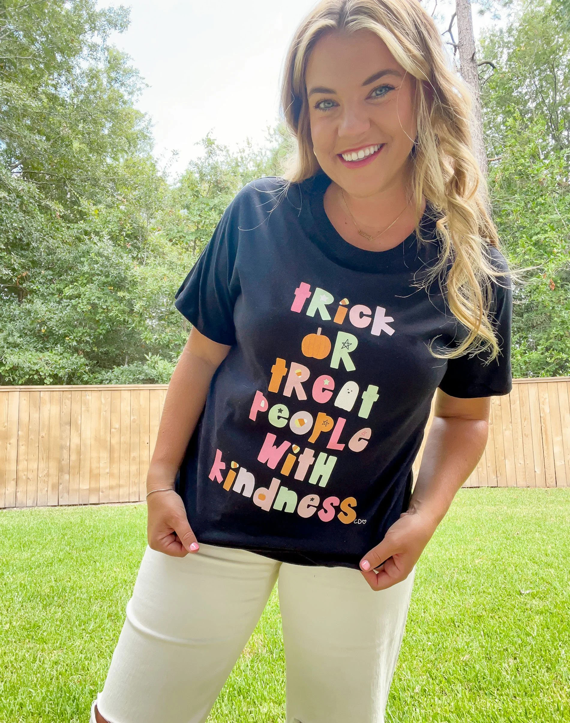 Trick Or Treat - Callie Tee - Black | Callie Danielle