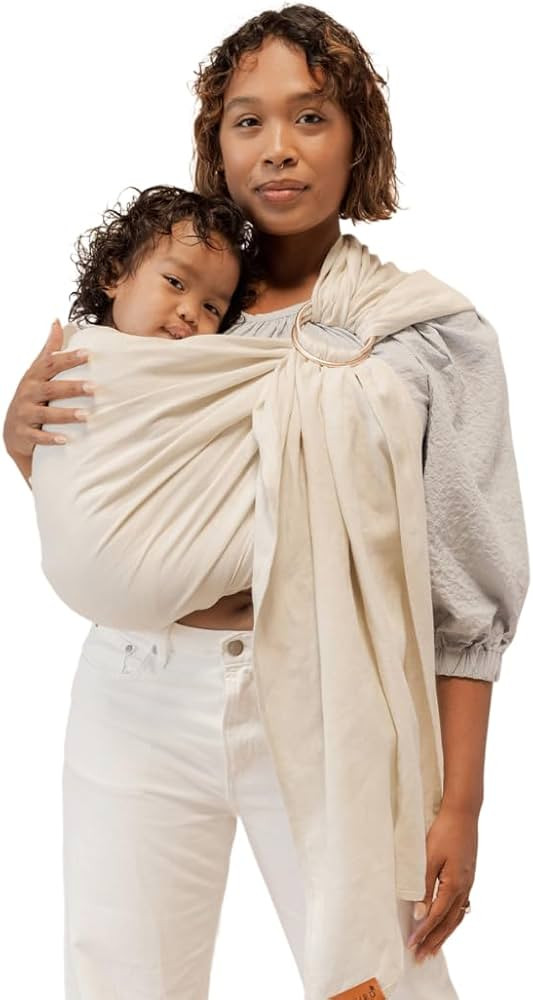 WildBird - Ring Sling Baby Carrier - Newborn to Up to 35 lbs - for Moms, Dads & Caregivers - 100%... | Amazon (US)