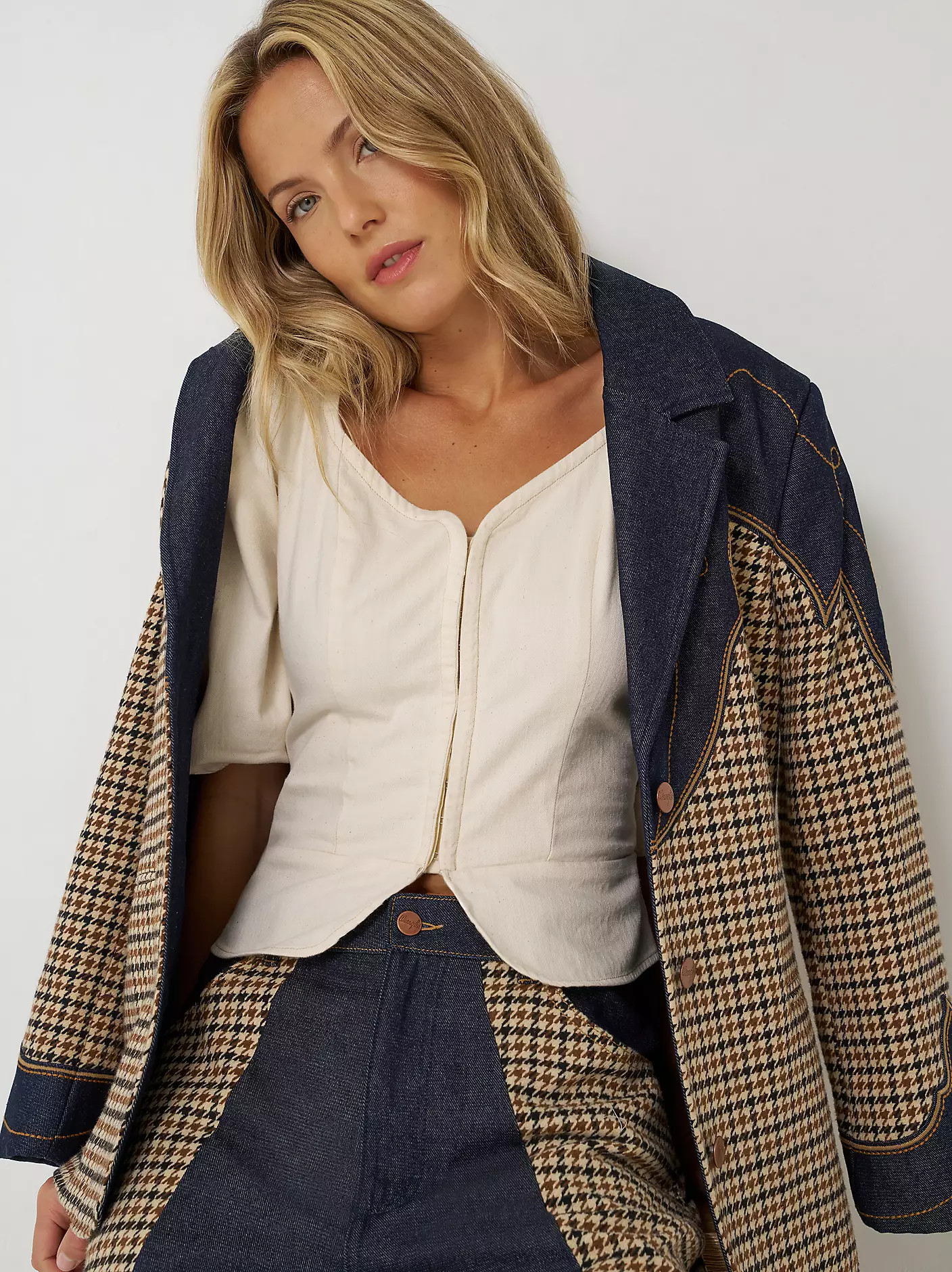 Women's Puff Sleeve Corset Top | Wrangler