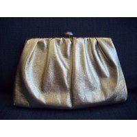 Gold Handbag/Clutch | Etsy (US)