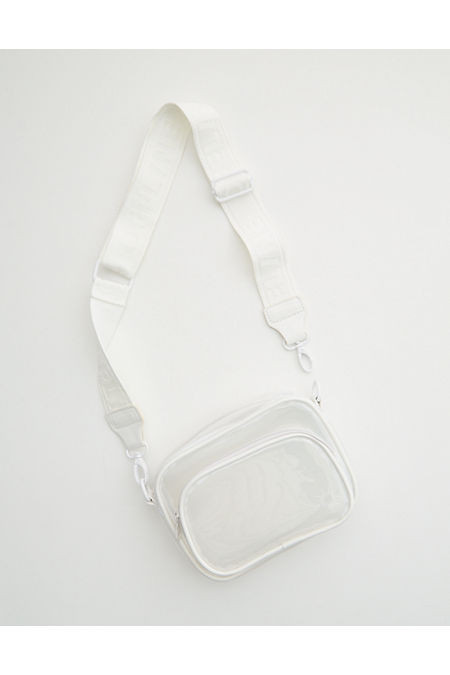 OFFLINE By Aerie Clear Makin' Moves Crossbody Bag Women's White One Size | Aerie