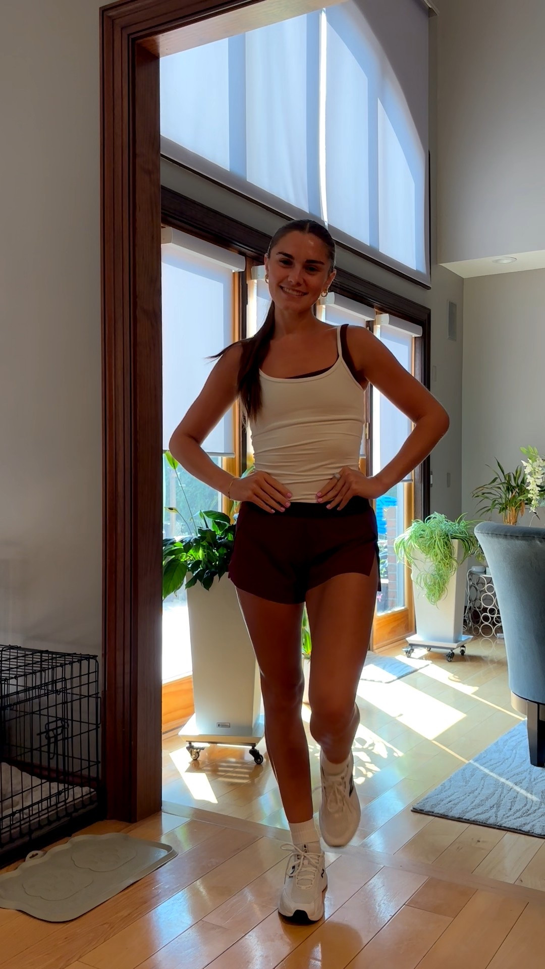 small in shorts, tank, and xs in bra! 

#LTKautumn #LTKActive #LTKSeasonal